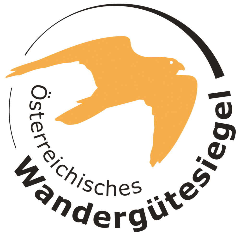 Das Logo für das Österreichische Wandergütesiegel.