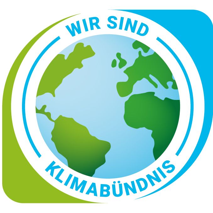 Il logo verde e blu di Alleanza per il Clima Austria.