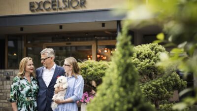 The Call family are the warm hosts at the Excelsior Dolomites Life Resort.© Hannes Niederkofler