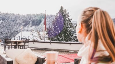 Breakfast with a view of the South Tyrolean mountains - the Wanderhotel Marica makes dreams come true.© Hotel Marica
