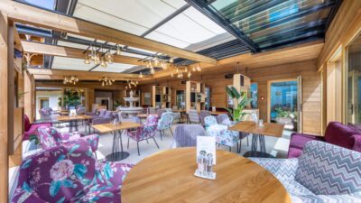 The nature and wellness hotel in Styria, Höflehner, impresses with its stylish interior design.© Harald Steiner