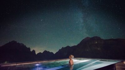 Infinity Pool at Berghotel Sexten©Tschurtschenthaler Christian