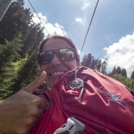 Ramona loves hiking in the Tannheimer Tal. That's why she is a certified Tyrolean mountain hiking guide at the Lumberger Hof hiking hotel.© Hotel Lumberger Hof Ramona loves hiking in the Tannheimer Tal. That's why she is a certified Tyrolean mountain hiking guide at the Lumberger Hof hiking hotel.© Hotel Lumberger Hof