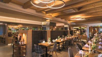 The restaurant at the Aktivhotel Alpendorf is always good for culinary delights.© Oczlon