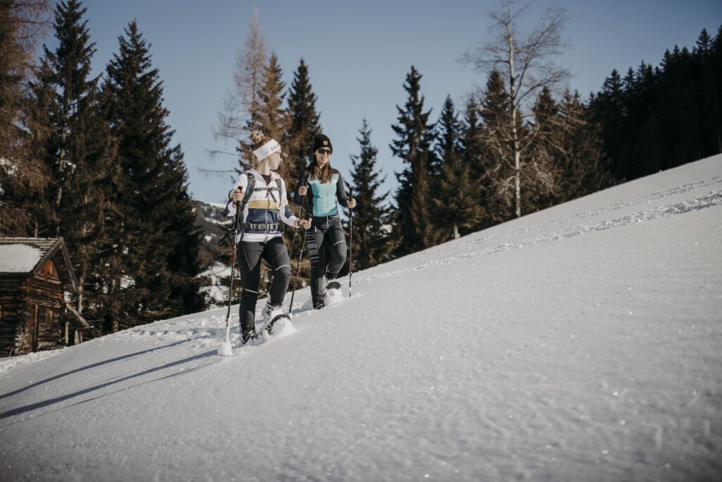 The Alte Post hiking and mountain adventure hotel in Grossarl shows how much fun snowshoe hikes can be.