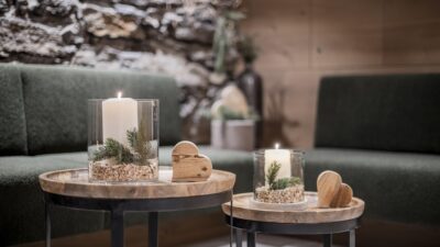 Beautiful interior at the Wanderhotel Wieser.© Fabian Schaiter