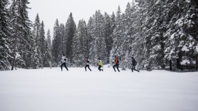 Running in winter? There are great opportunities around the Wanderhotel Leutascherhof.© Region Seefeld