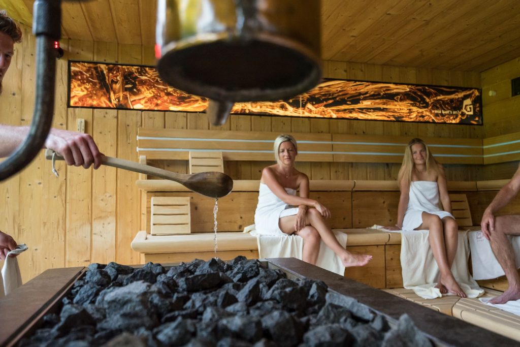 Die Schnapsbrennersauna im Hotel Gassenhof