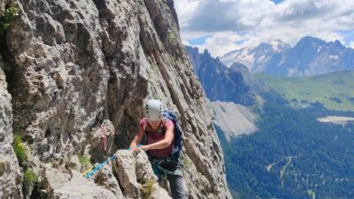 Ci sono molte vie ferrate a Obereggen, l'hotel per escursionisti Marica lo sa bene.© Hotel Marica