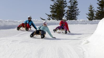 Cercate una pista da slittino a Bramberg e Mittersill? L'hotel escursionistico Kirchner si trova vicino alla Wildkogel-Arena.© Martin Lugger