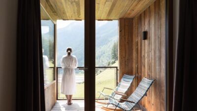 Siete alla ricerca di una vacanza benessere in Alto Adige? All'hotel escursionistico Tonzhaus potrete rilassarvi.© Florian Andergassen
