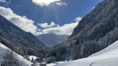 Escursioni con le racchette da neve a Racines/Ratschings in Val Giovo/Jaufental con il Wanderhotel Jaufentalerhof come punto di partenza.© Wanderhotel Jaufentalerhof