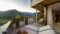 Dalla terrazza solarium dell'Aktivhotel Alpendorf la vista sulle montagne circostanti di Salisburgo è magnifica.© Oczlon