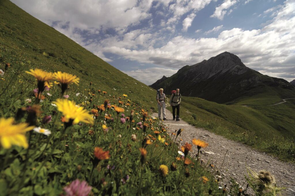 Wanderer im Tannheimer Tal