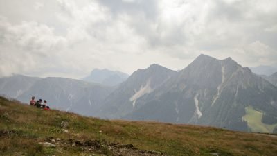 Blick auf die umliegenden Berge vom Kronplatz aus Blick auf die umliegenden Berge vom Kronplatz aus
