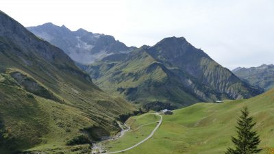 Landschaft am Hochtannbergpass