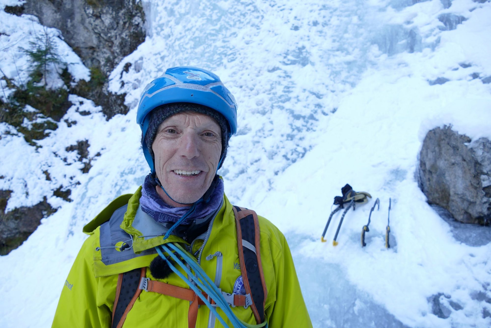Eisklettern mit Bergführer Francesco