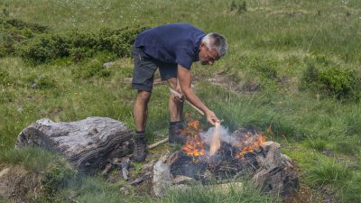 Italien Suetirol Trentino Alto Adige Pustertal Ahrntal Sand in Taufers Campo Tures Wander- und Wellnesshotel Drumlerhof Speikboden Picknick