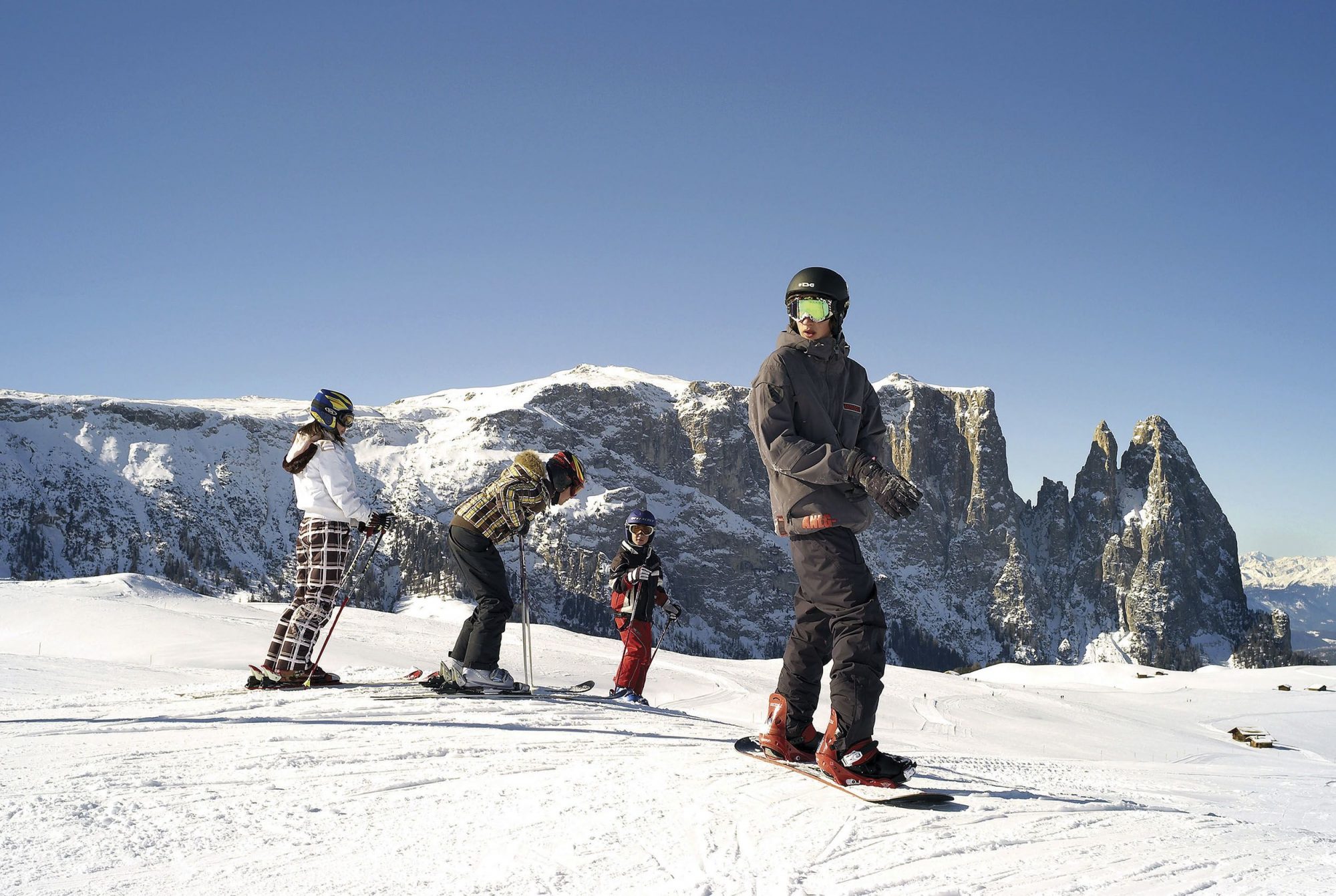 Wintersport und Schneespaß im Grödnertal