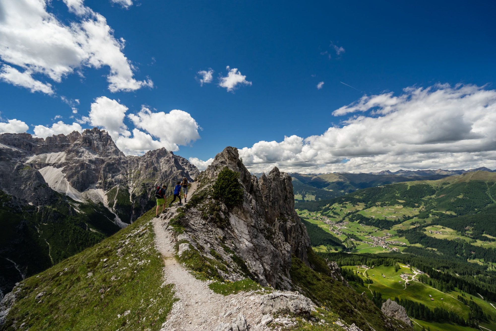Panoramablick an der Rotwandspitze