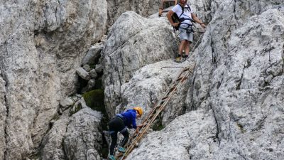 Klettersteig zur Rotwandspitze Klettersteig zur Rotwandspitze