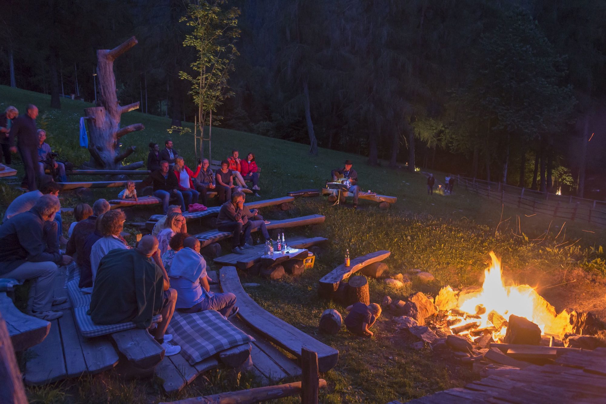 Grillabend und Lagerfeuer