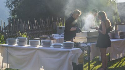 Naturhotel Lüsnerhof © Udo BernhartItalien Suetirol Trentino Alto Adige Eisaktal Luesen Wander- und Naturhotel Luesnerhof Grillabend Hausmusik