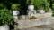 Brunnen im Garten des Hotels BrandstetterhofStans: Der Brandstetterhof
