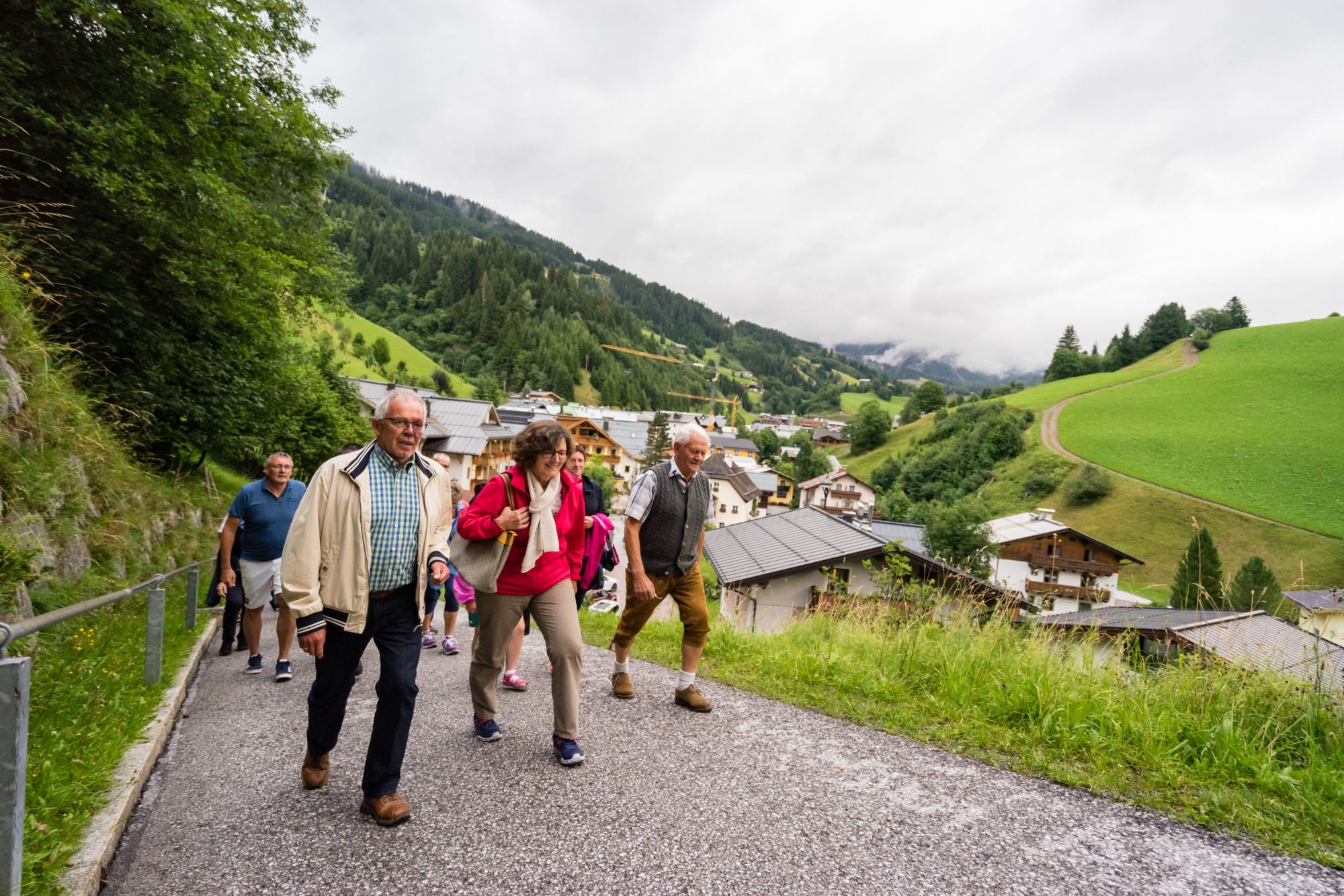 Wandern im Regen