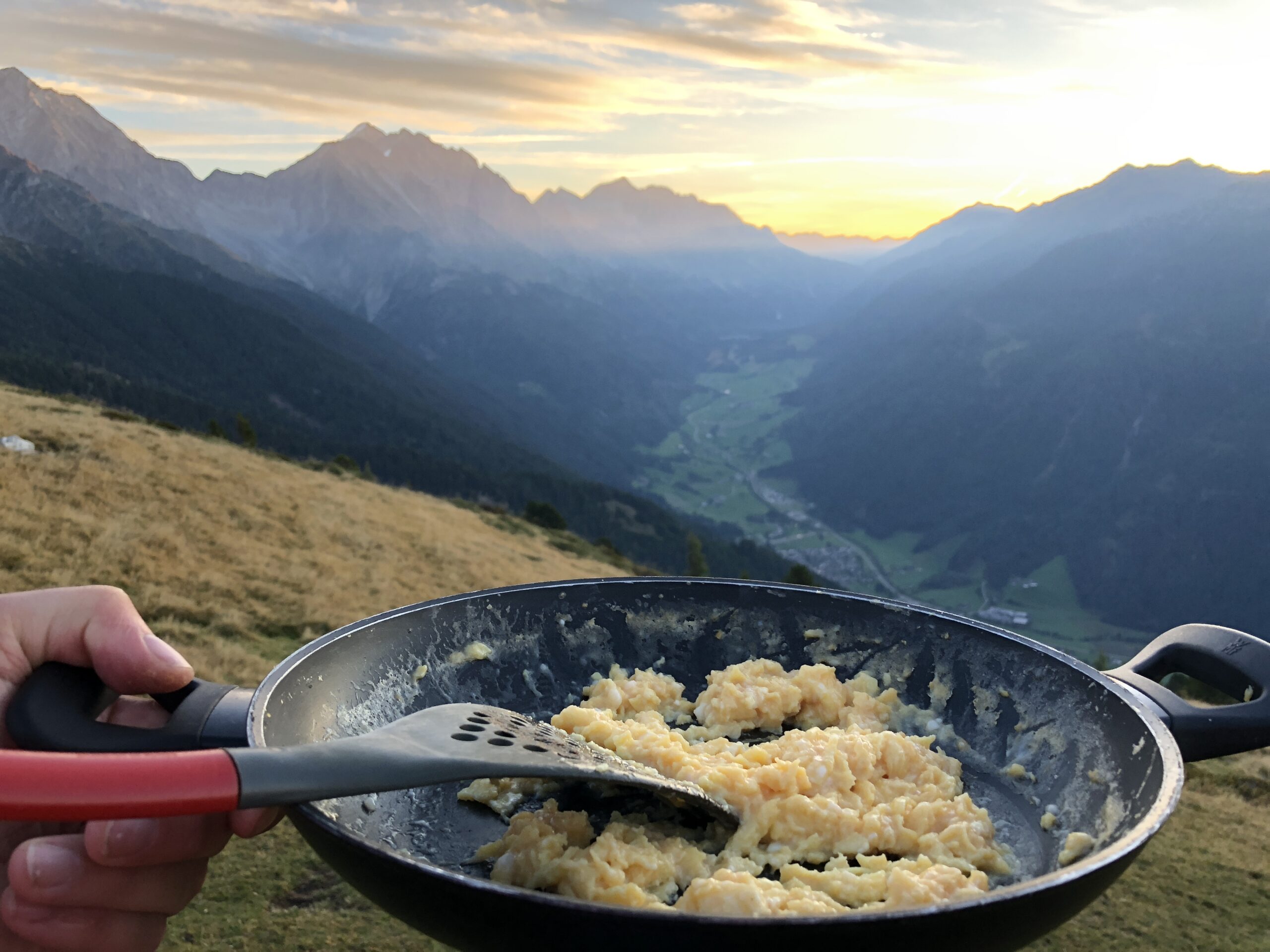 Frühstück am Berg