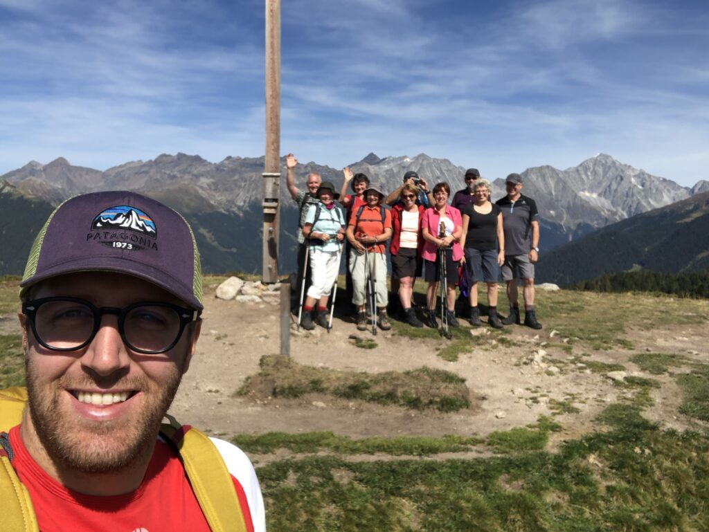 Vierbrunnenhof Thomas Gruppenfoto am Gipfel