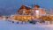 Wanderhotel Gasteiner Einkehr bei Nacht mit Schneeflocken ©Hotel Gasteiner Einkehr