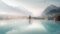 Infinity Pool vom Excelsior Dolomites Life Resort ©Nicho de Biasio