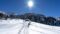 Ski Touren mit blauem Himmel und Sonnenschein©Hotel Waltershof, Michael Kuppelwieser