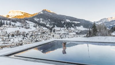 Alpenhotel Rainell Pool Winter
