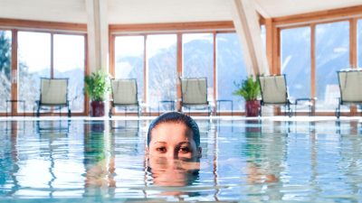 Schwimmbad im der daberer. das biohotel