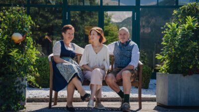 Familie Kniewasser führt das Relax & Wanderhotel Poppengut in Hinterstoder.© Relax- & Wanderhotel Poppengut