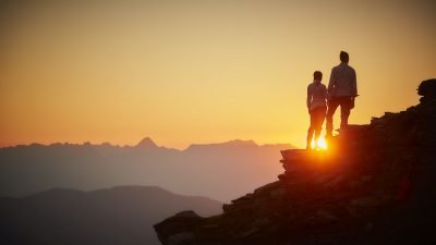 Glemmtalerhof Sonnenuntergang