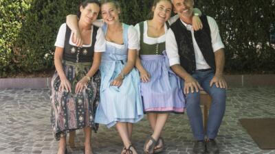 Italien Suetirol Trentino Alto Adige Pustertal Ahrntal Sand in Taufers Campo Tures Wander- und Wellnesshotel Drumlerhof Familie