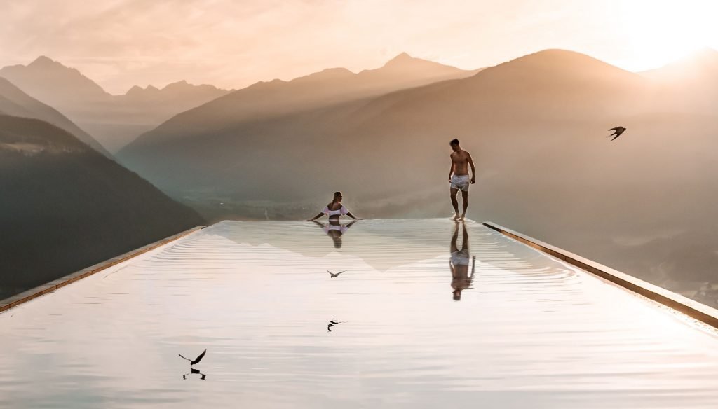 Hotel Hubertus Infinity Pool