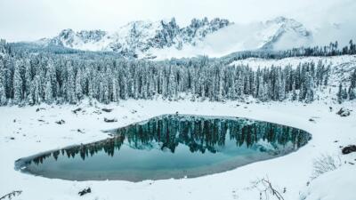 Hotel Marica Karersee Winter© Hotel Marica