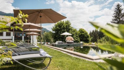 Landhof Irschen Schwimmteich ©Landhof Irschen