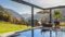 Wander- & Wellnesshotel Gasteinertal? Das Wanderhotel Gasteiner Einkehr ermöglicht Wandern und Wellness im Naturpool.© Akitvhotel Gasteiner Einkehr
