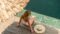 Nach dem Wandern im Wanderhotel Gasteiner Einkehr entspannen? Der Pool des Wellnesshotels im Gasteinertal spricht für sich.© Aktivhotel Gasteiner Einkehr