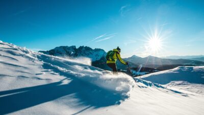 Skitouren für Anfänger gibt es in Obereggen ausreichend. Das Wanderhotel Marica kennt sie alle.© Gabriel Eisath