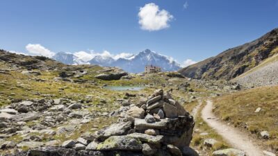 Der Wanderlust kann man bei einem Aufenthalt im Hotel Traube Post am Reschensee bestens nachgehen.© Federico Modica