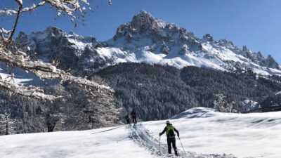 Südtirol im Winter bietet die besten Voraussetzungen für das Schneeschuhwandern.© Gabriel Eisath