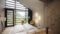 Ein modern eingerichtetes Zimmer im Jaufentalerhof in Südtirol© Hannes Niederkofler