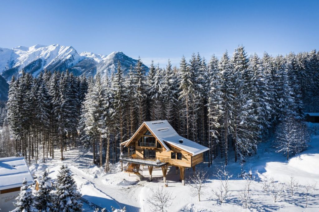Das Baumhaus vom Wanderhotel Gassner ist ein herrliches Refugium nach dem Schneeschuhwandern