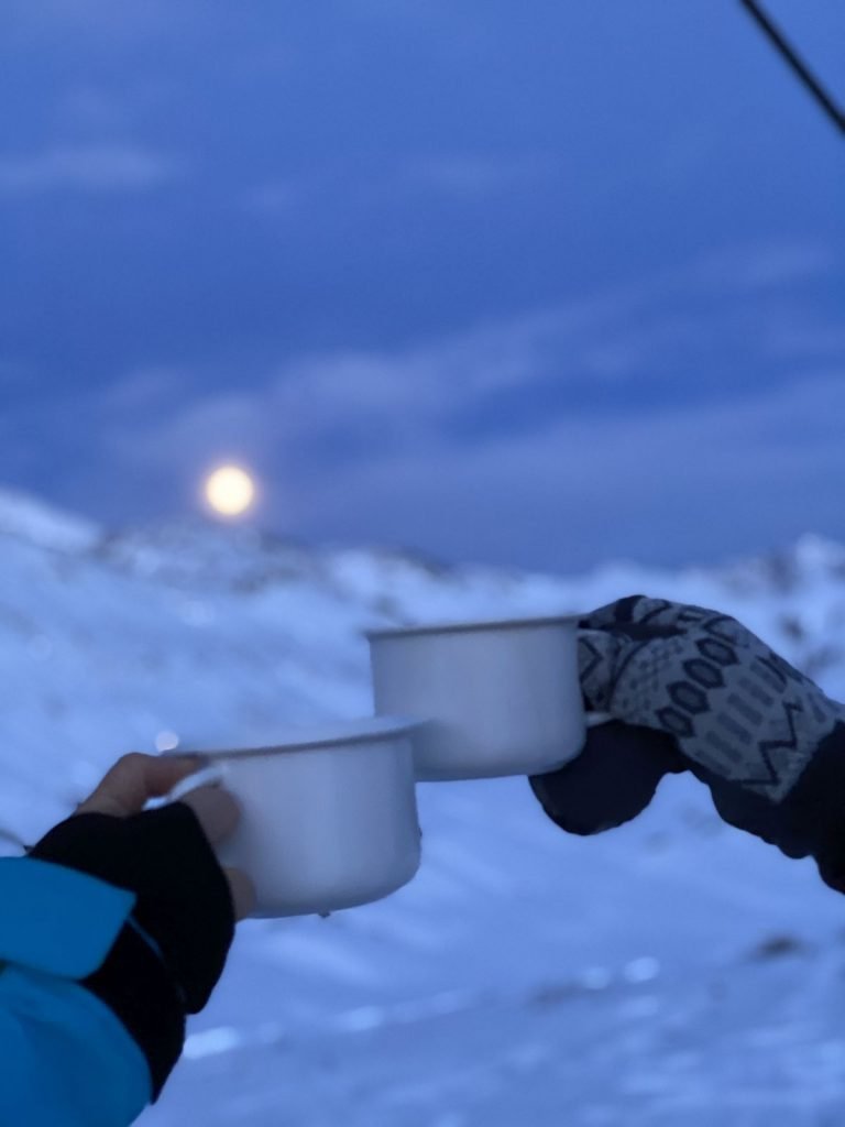 Jägeralpe Fackelwanderung Schneeschuhwanderung Winter